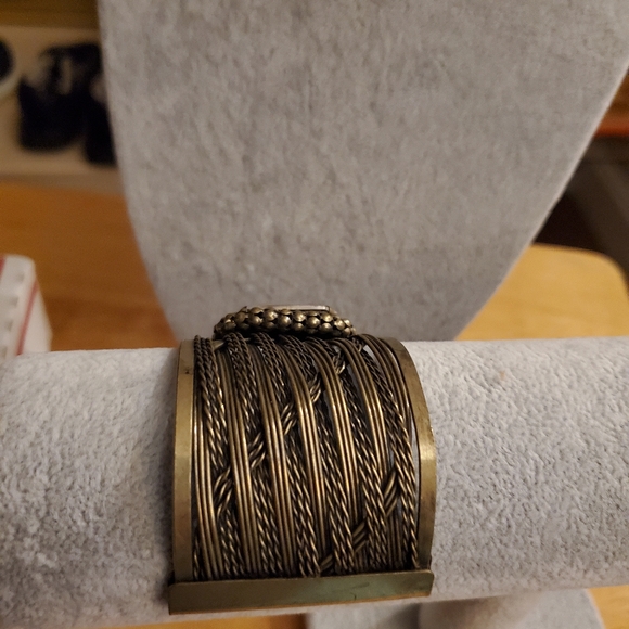 Bronze Cuff Bracelet - Picture 2 of 4